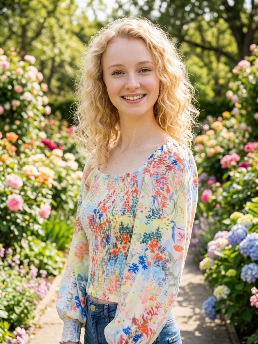 Anthropologie “In the Garden” Versatile Neckline Ruched Semi-Sheer Blouse sz XS
